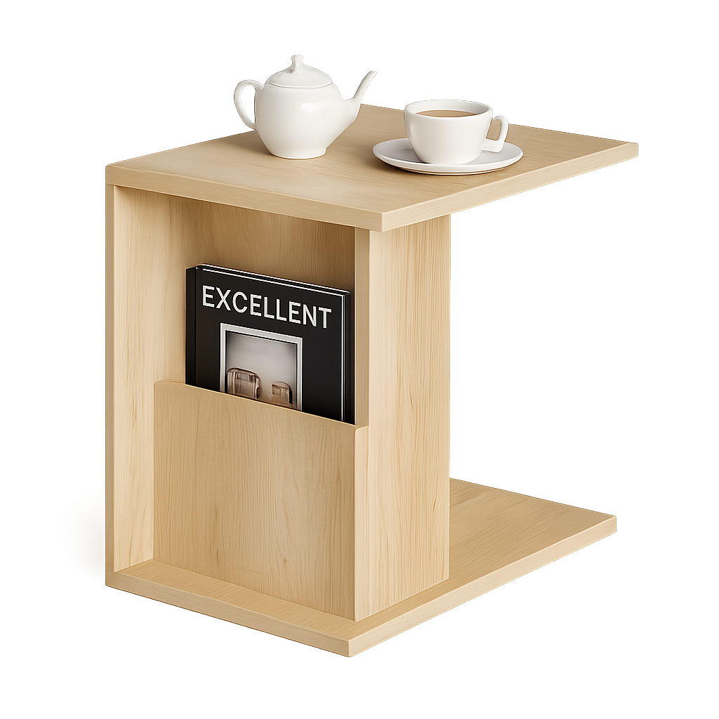 Table Moderne Pratique et Fonctionnelle Avec Espace de Rangement