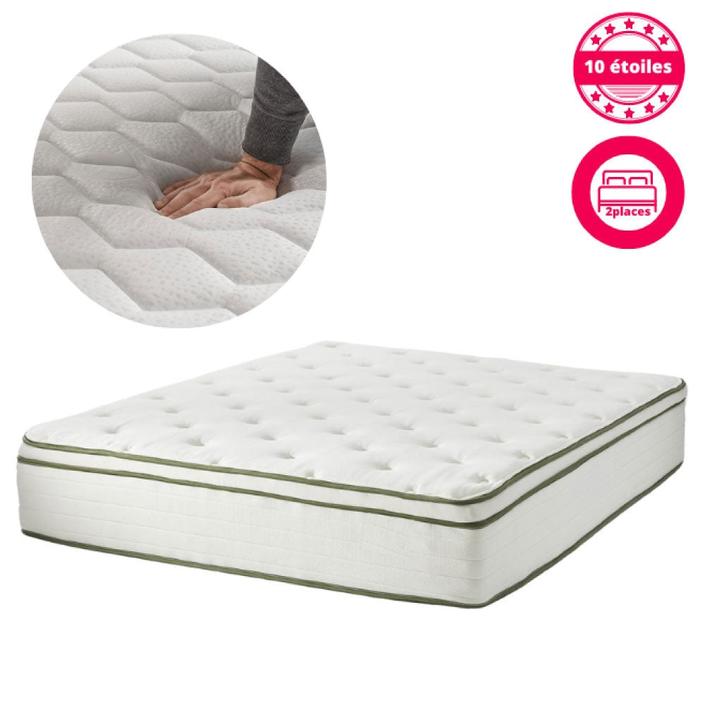 Matelas Royal Orthopédique Eurotop 1 Place 10 étoiles 32 cm