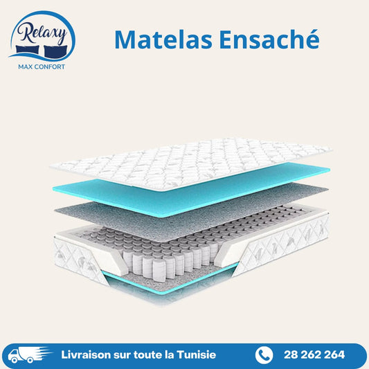 Matelas à Ressort Ensaché RevitaForm 2 Places