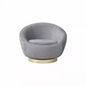 Fauteuil Salon Ovale Confortable et Pivotant à 360° (F103)