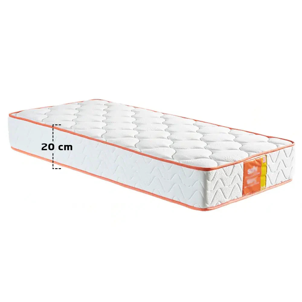 Matelas Mousse Matelassé 1 Place Hauteur 20 cm